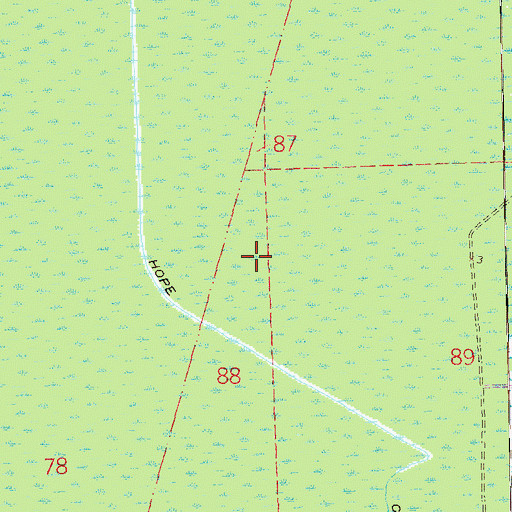 Topographic Map of North Garyville Oil and Gas Field, LA