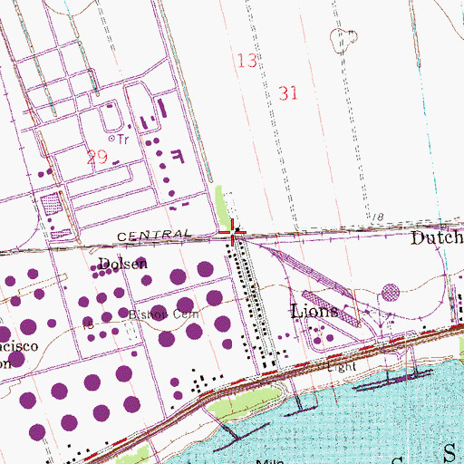 Topographic Map of Welcome, LA