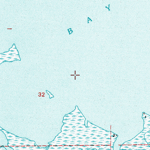 Topographic Map of Cat Fish Point, LA