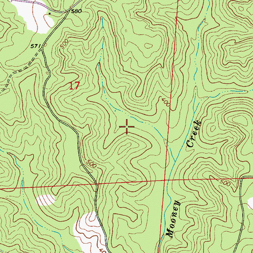 Topographic Map of Boyd Cemetery, AL