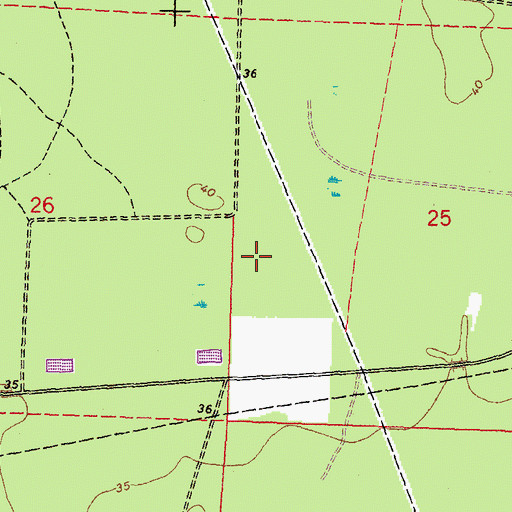 Topographic Map of Saint Tammany Parish, LA