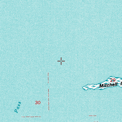 Topographic Map of Keel Boat Isle (historical), LA