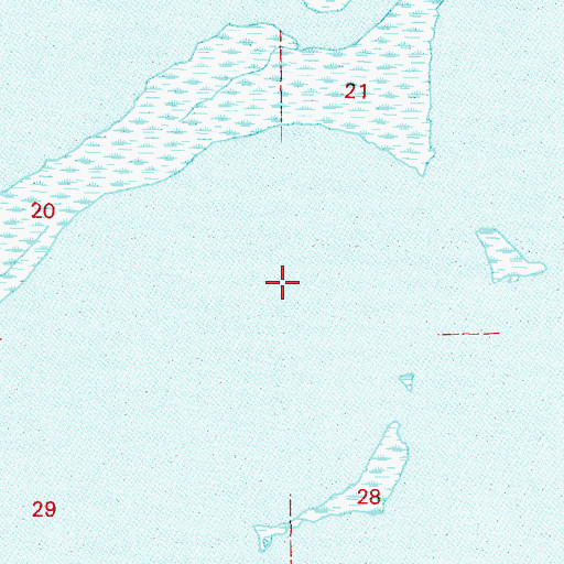 Topographic Map of Saint Bernard Parish, LA