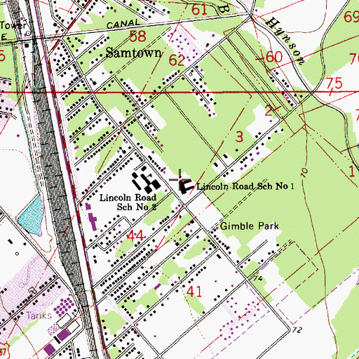 Topographic Map of Learning Effective Attitudes and Discipline (LEADS) Center, LA