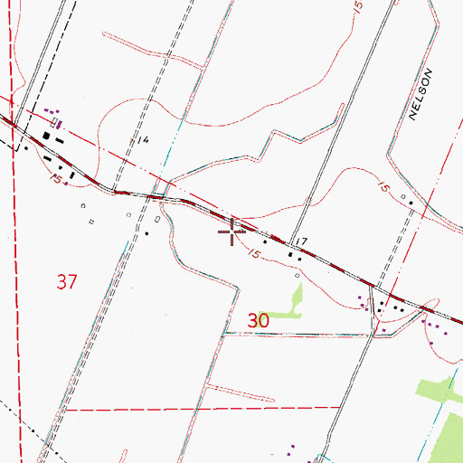 Topographic Map of Magnolia Elementary School, LA