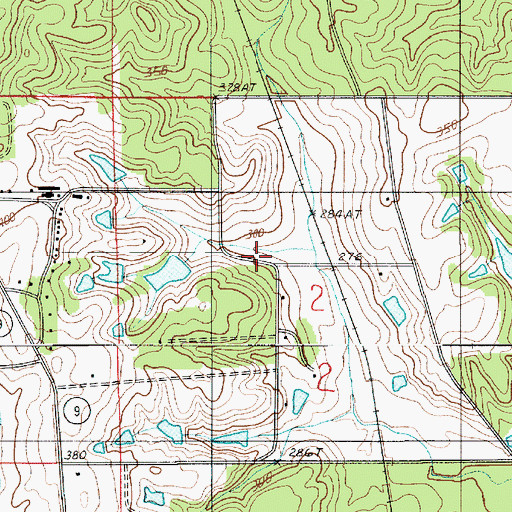 Topographic Map of North Louisiana Experimental Station, LA