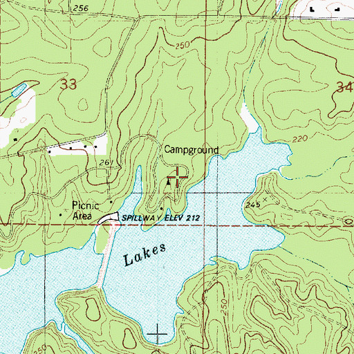 Topographic Map of Sugarcane Trail, LA