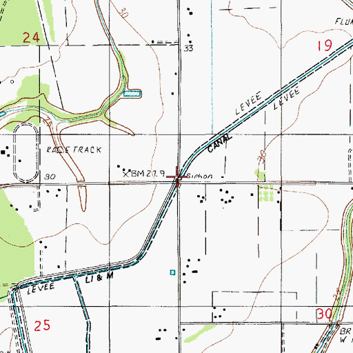 Topographic Map of Cartville (historical), LA