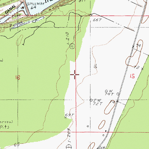 Topographic Map of Smith Plantation (historical), LA