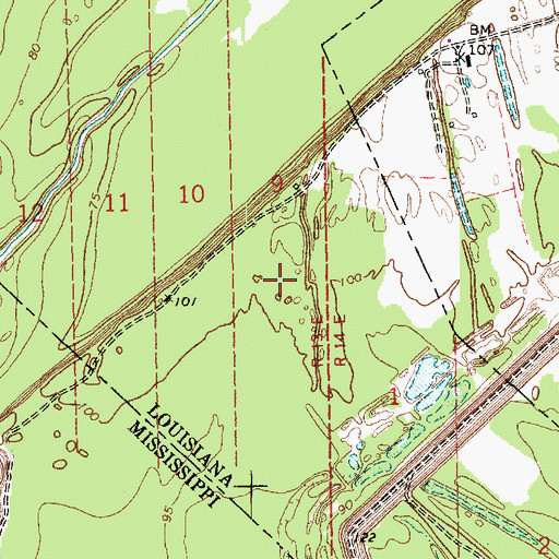 Topographic Map of Terrapin Neck, LA