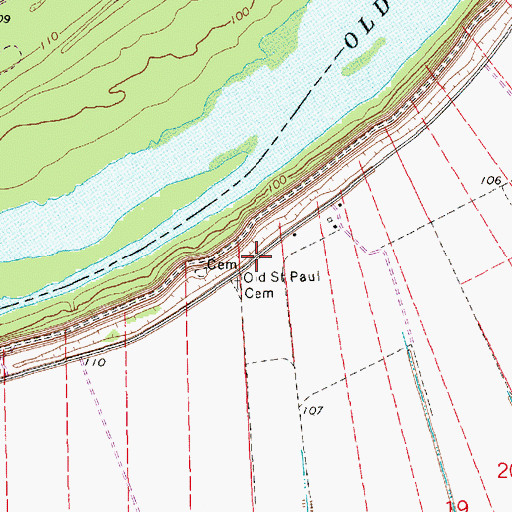 Topographic Map of Robertdale (historical), LA