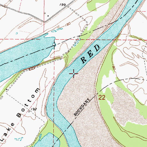 Topographic Map of Macks Lake (historical), LA