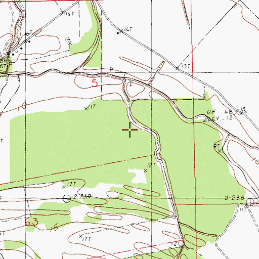 Topographic Map of KDEA-FM (New Iberia), LA