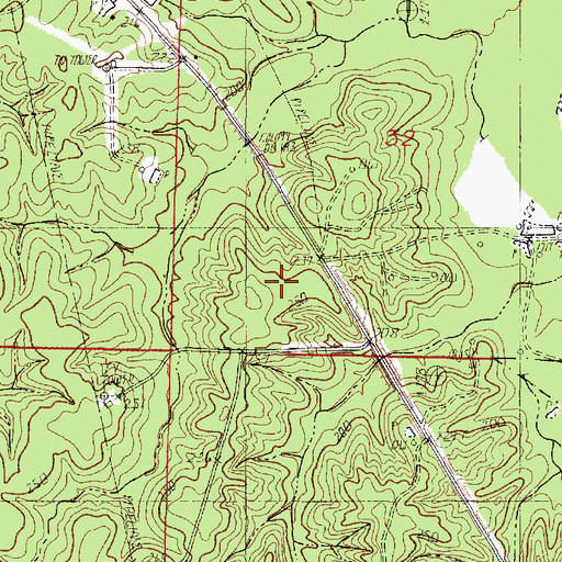 Topographic Map of KLTS-TV (Shreveport), LA