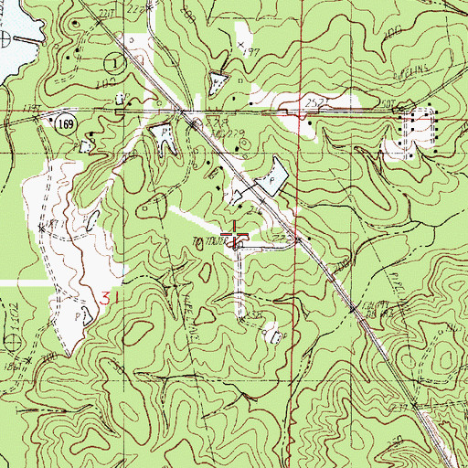 Topographic Map of KTBS-TV (Shreveport), LA