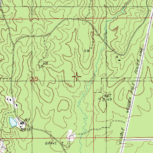 Topographic Map of KARD-TV (West Monroe), LA