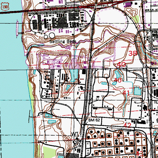 Topographic Map of La Dotd Headquarters Heliport, LA