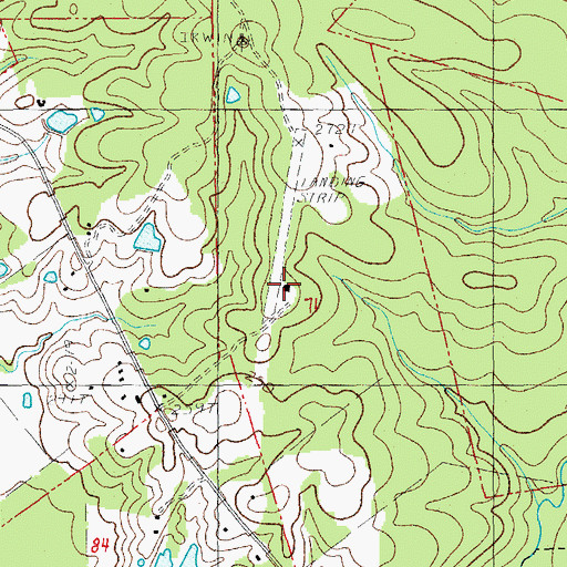 Topographic Map of Mc Cutcheon Field, LA