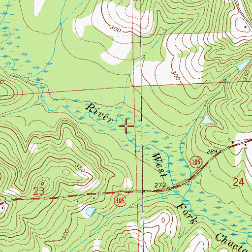 Topographic Map of Abbeville Cemetery, AL