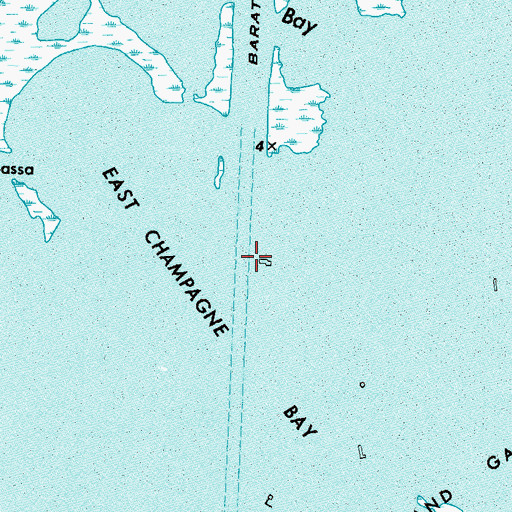 Topographic Map of Medicant Island Heliport, LA