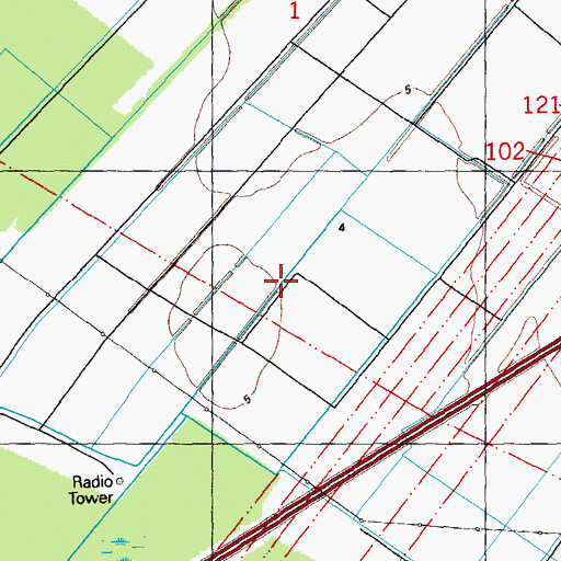 Topographic Map of Telephone Company Heliport, LA