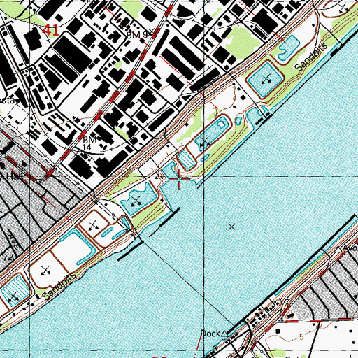 Topographic Map of Air Oil Incorporated Heliport, LA