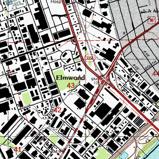 Topographic Map of Air Oil Incorporated Heliport, LA