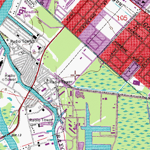 Topographic Map of Energy Heliport, LA