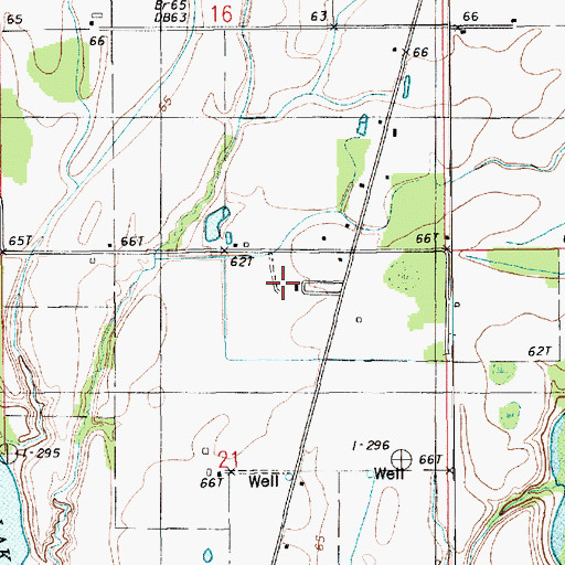 Topographic Map of Circle G Airport, LA