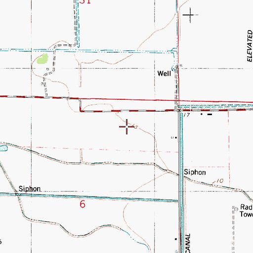 Topographic Map of Abrom Kaplan Memorial Hospital Heliport, LA