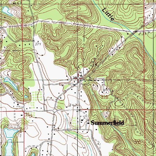 Topographic Map of Macedonia Church, AL