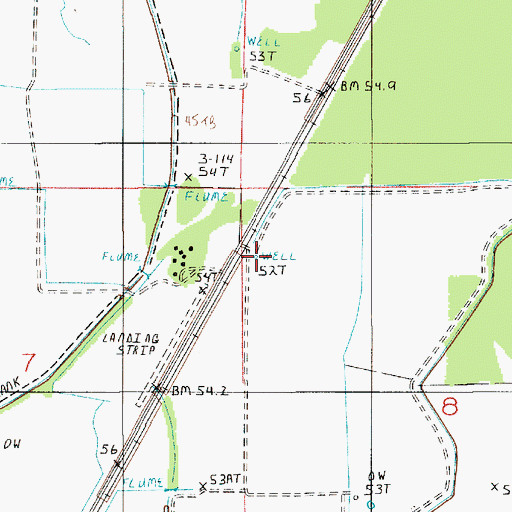 Topographic Map of Wilder Airport, LA