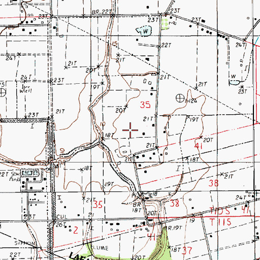 Topographic Map of Freebird Field, LA