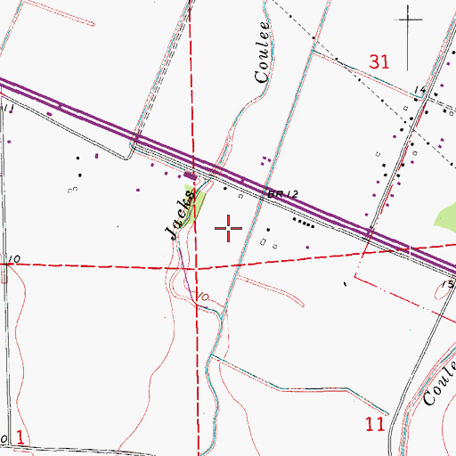 Topographic Map of Wilson Downhole Heliport, LA