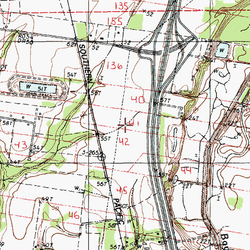 Topographic Map of Med-South Heliport, LA
