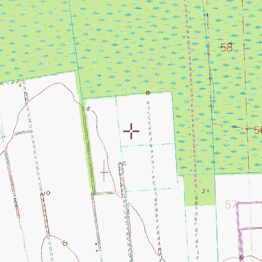 Topographic Map of Port of South Louisiana Executive Regional Airport, LA