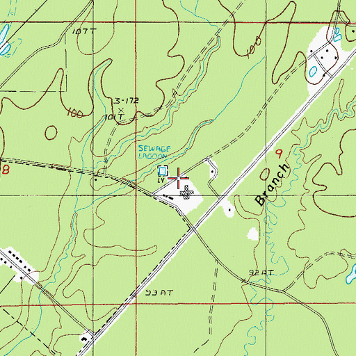 Topographic Map of Hardtner Medical Center Heliport, LA
