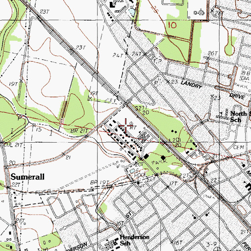 Topographic Map of KANE-AM (New Iberia), LA