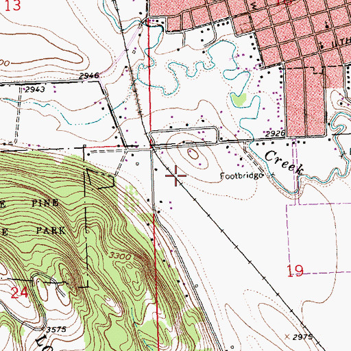 Topographic Map of 28N21W19BB__02 Well, MT