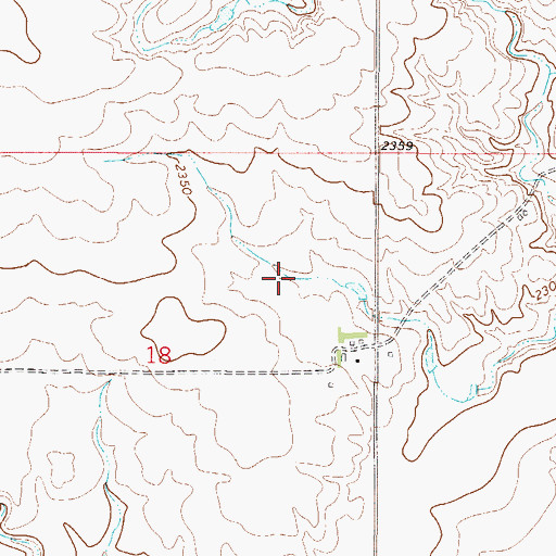 Topographic Map of 28N48E18AD__02 Well, MT