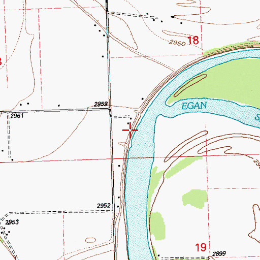 Topographic Map of 28N20W18CC__01 Well, MT