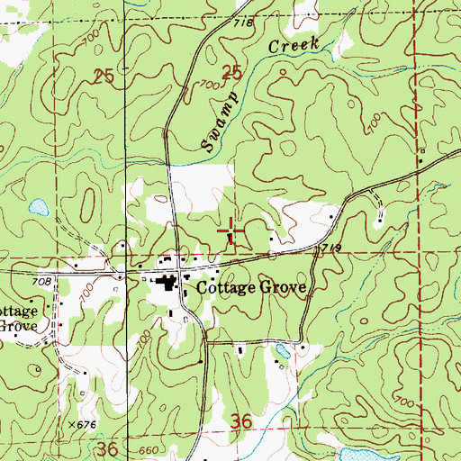 Topographic Map of Morning Star Church, AL