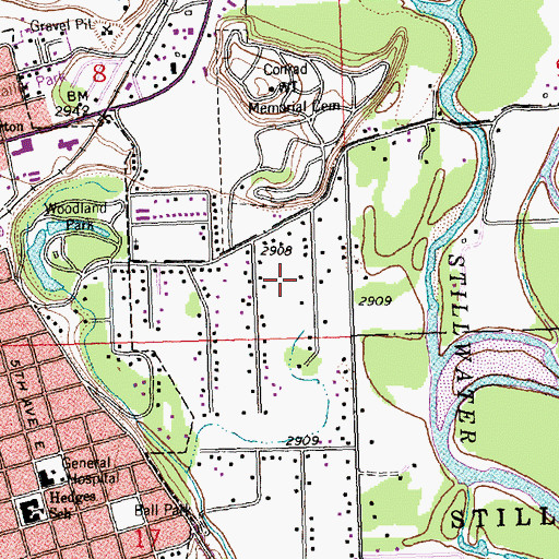 Topographic Map of 28N21W08DD__01 Well, MT