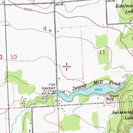 Topographic Map of 28N20W11CB__01 Well, MT