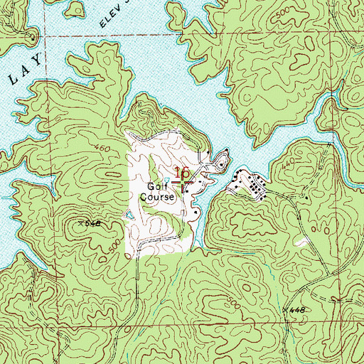Topographic Map of Sehoya, AL