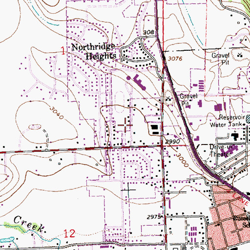 Topographic Map of 28N22W01DD__02 Well, MT