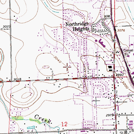 Topographic Map of 28N22W01DC__01 Well, MT