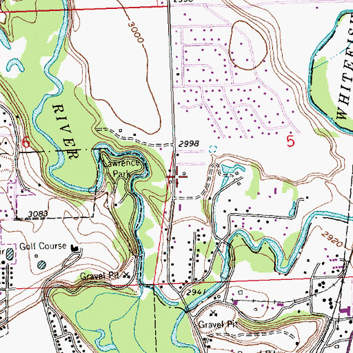 Topographic Map of 28N21W05CB__01 Well, MT
