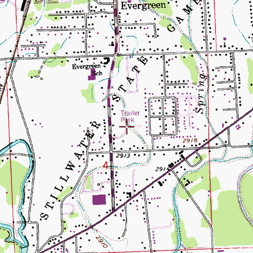 Topographic Map of 28N21W04AC__01 Well, MT