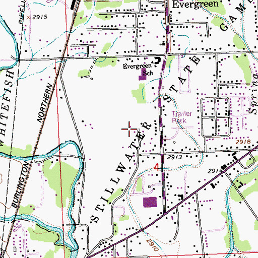 Topographic Map of 28N21W04BD__01 Well, MT